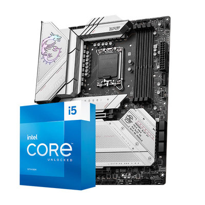 英特尔i5 14600KF盒装散片CPU 搭 铭瑄B760M微星Z790主板板U套装