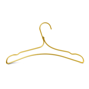 铝合金衣架加厚铝制防锈无痕衣架金属衣撑晾晒衣服裤子无印挂5个