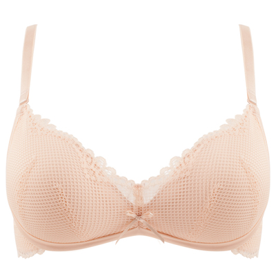 依之妮少女蕾丝无钢圈中厚文胸