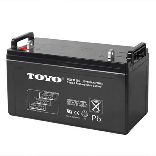 TOYO蓄电池6GFM10012V100AH机房UPS电源配套消防照明EPS直流屏