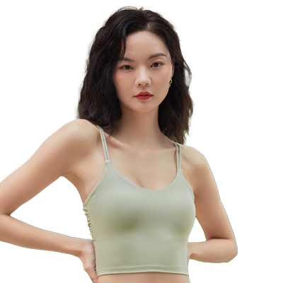 卡益专业瑜伽服美背内衣带胸垫