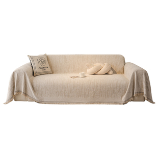 雪尼尔沙发巾2026新款四季通用防滑坐垫子一整张防猫抓毯全包盖布