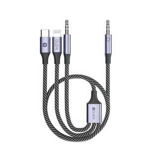 aux音频线车用三合一适用苹果华为typec手机连接汽车音响连接线插头一分二电脑音箱无损转换车载带充电一拖二