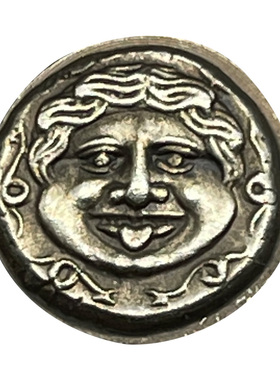 古希腊银币真币复刻古币饰品镶嵌