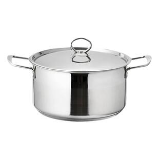 顺发厨霸中锅双柄26cm汤奶锅无涂层复底304不锈钢适用电磁炉燃气