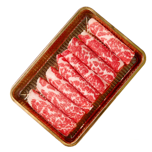 澳洲和牛雪花火锅牛肉肥牛卷片涮锅寿喜烧安格斯谷饲M5+上脑山姆