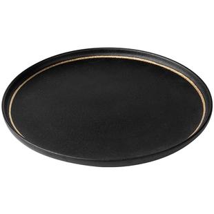 LePantry轻奢高级感家用陶瓷黑色牛排西餐盘子牛扒餐盘刀叉早餐具