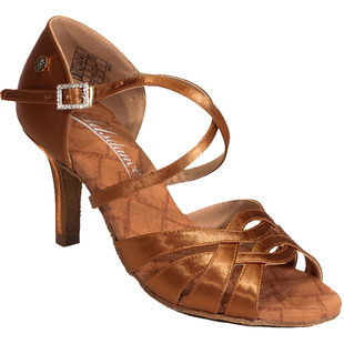 ADS拉丁舞鞋女专业软底练习鞋 比赛成人恰恰高跟伦巴跳舞鞋拉丁鞋