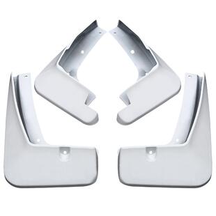 适用于奥迪A6L动感A4L朱鹭白Q3 Q5L专用黑色烤漆挡泥板天云灰26