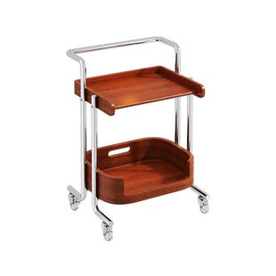 美式复古风小推车沙发可移动边几桌客厅茶几零食置物架床头收纳柜