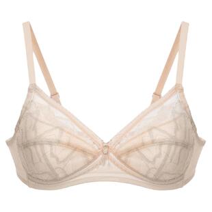 华歌尔Wacoal 薄款稳定舒适无钢圈小胸文胸罩内衣女WB66A4