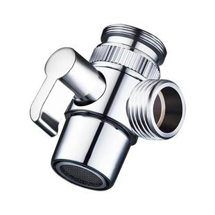 脸盆水龙头外接洗衣机水管淋浴花洒喷头切换阀一进二出三通分水器