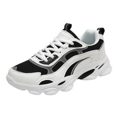 双星女鞋运动鞋透气百搭老爹鞋女