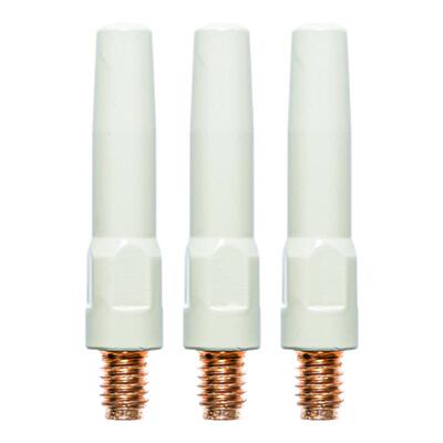 二保焊涂层导电嘴气保焊保护嘴紫铜加重导电嘴1.0/1.2焊枪配件