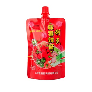 利民天津蒜蓉辣酱蒜蓉辣椒酱烧烤蘸酱调味酱料火锅料
