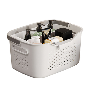 浴室洗澡筐手提大容量男士女洗漱用品拎篮宿舍卫生间杂物收纳筐子