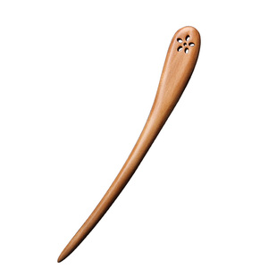 桃木古风短款发簪日常现代简约儿童盘发木质簪子汉服旗袍配饰发钗