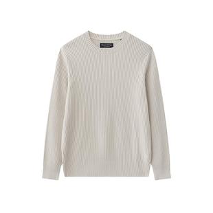 【自营】Marc O'Polo代言人托尼·克罗斯同款纯色简约坑条毛衫男