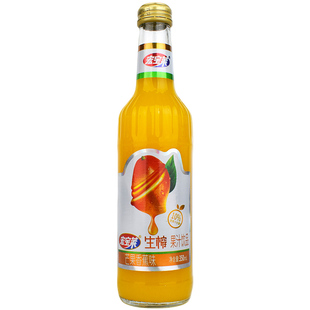 宏宝莱生榨芒果香蕉350ml*12瓶 蓝莓桑葚 沙糖桔味果肉果汁饮料