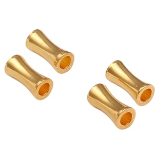 14K18K包金保色小蛮腰桶珠骨节竹节散珠手串珍珠diy手链材料隔珠