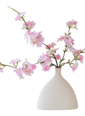 樱花仿真花假花客厅摆设桃花枝高档餐桌摆件装饰花娟干花桌面摆花