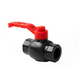 PE管材管件pe球阀大孔径承插式对接式铁柄大流量球阀热熔开关阀门