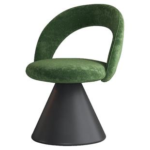 轻奢高级感梳妆凳可旋转女生卧室家用网红化妆椅靠背衣帽间椅子