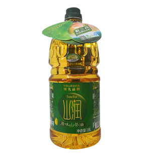 山润山茶油1.8L 湖南野山茶油 平江茶油纯茶籽油食用油原味茶树油