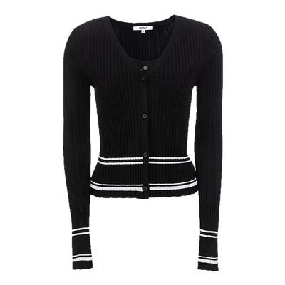 ONLY休闲风撞色条纹套装针织衫