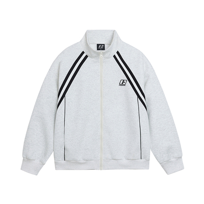 FORNINES美式立领开衫卫衣外套