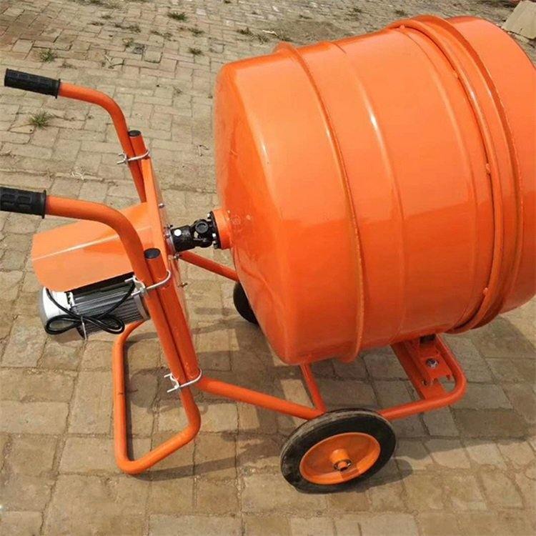水泥砂浆混凝土搅拌机 电动砂浆饲料搅拌机手推式小滚筒搅拌机
