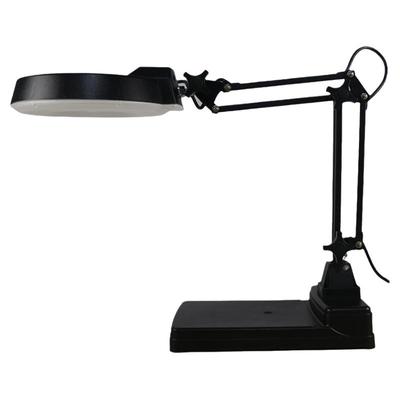 防静电台式放大镜带LED多功能维修工作台灯大镜片白玻扩大镜40倍