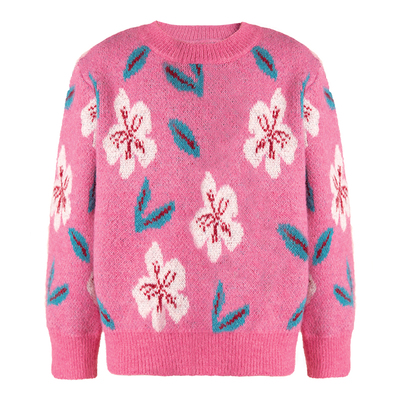 littlenaive复古提花毛衣