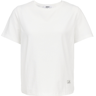 ONLY织标正肩合体舒适圆领T恤
