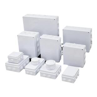 带孔防水接线盒户外ABS塑料电源盒分线盒监控箱配电箱监控开关盒