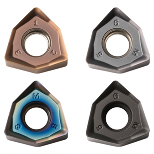 数控铣刀片WNMU040304快进给双面六角060408铣刀片90度重切削铣刀