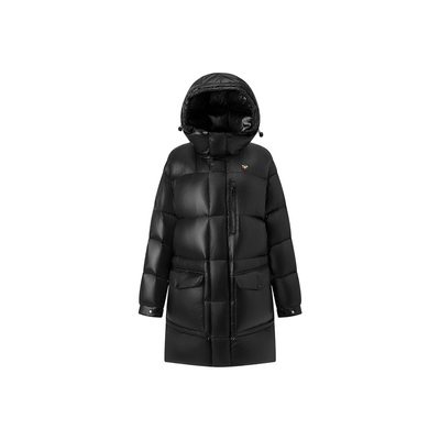 COLORGOOSE纯色连帽羽绒服