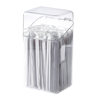 吸管收纳盒透明带盖防尘