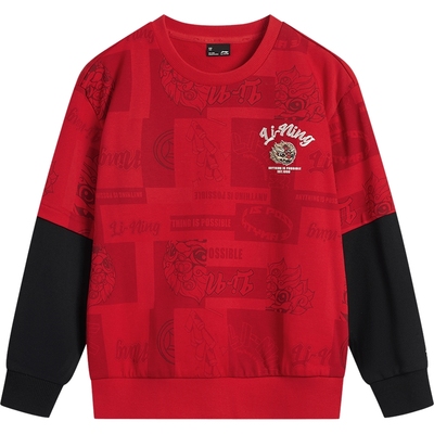 李宁儿童新年款卫衣2025新款