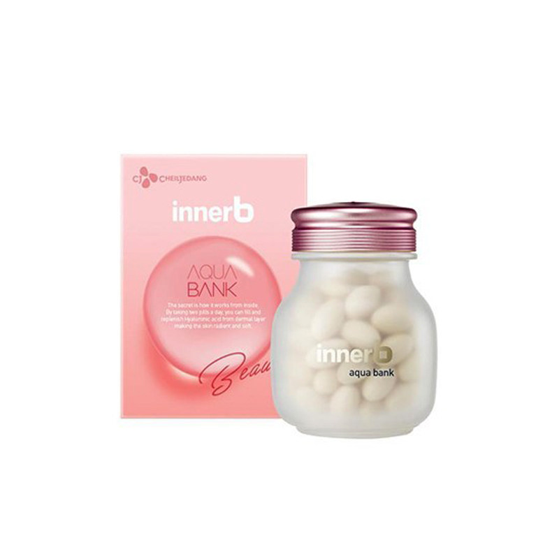 韩国直邮INNERB口服玻尿酸水银补水胶囊胶原蛋白美 容颜胶囊56粒