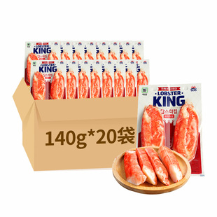 【自营】至2.28韩国思潮大林蟹棒商用批发零食蟹腿肉即食整箱20袋