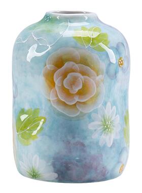 丰白陶瓷北欧办公室花瓶装饰摆件