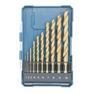 Makita牧田镀钛麻花钻直柄钻头金属木材塑料橡胶钻孔电钻扩孔日本