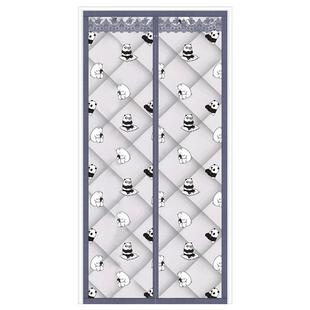 全磁条棉门帘冬季保暖隔断帘遮丑柜防蚊挡风免打孔帘子防寒店铺