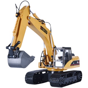 威腾超大合金遥控挖掘机工程车勾机电动工程车小男孩挖土机电玩具