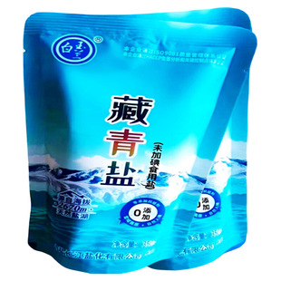 天然察尔汗盐湖湖盐自立袋未加碘零添加食用盐家用炒菜