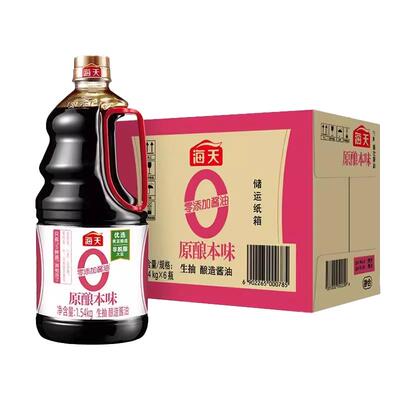 海天原酿本味1.54kg*6瓶生抽