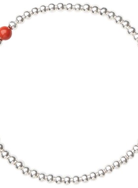 朱砂转运珠925纯银手链女ins小众设计轻奢精致闺蜜手镯2022年新款