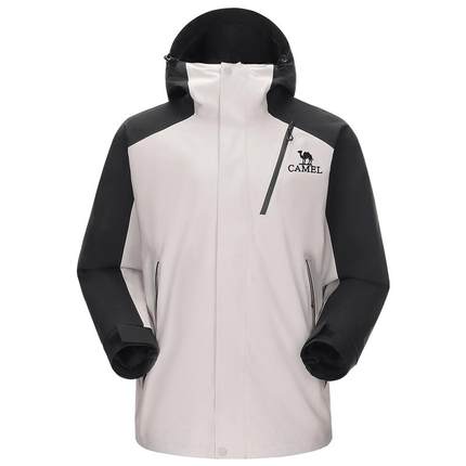 【王者凯甲Evo】骆驼三合一冲锋衣男女款旗舰蓝色防水户外登山服