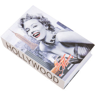 书本保险箱密码盒子带锁小型锁的柜小储蓄存钱罐儿童成人储物收纳